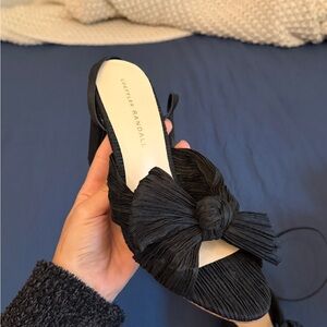 Loeffler Randall Black Bow Heels